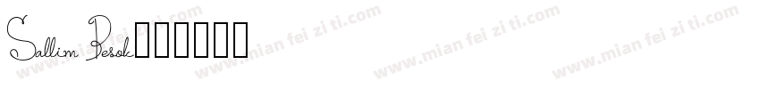 Sallim Besok字体转换